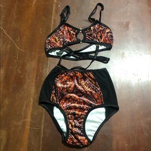 Freebird Intimates handmade bra and panty set